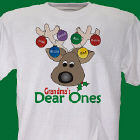 Deer Ones Christmas Personalized T-Shirt